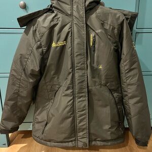 Mossimo Supply Co. Black Fleece-Lined Jacket